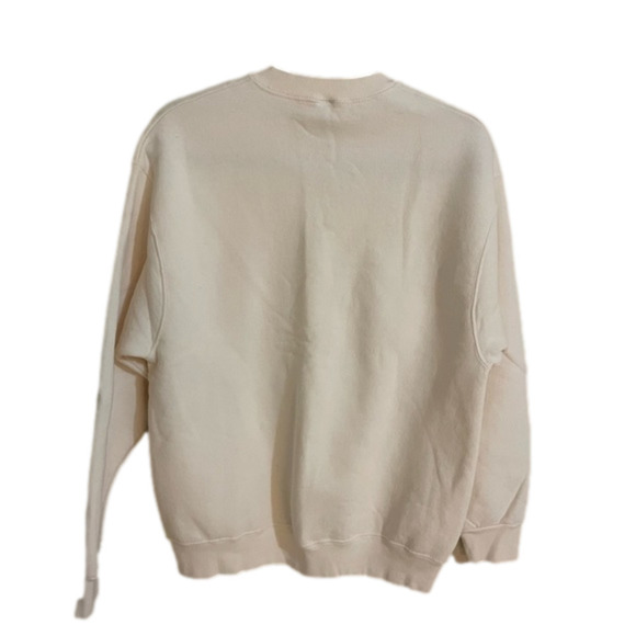 🎀 MFG Air Waves Vintage Off White Bird Graphic Sweatshirt, Size L - Picture 2 of 7